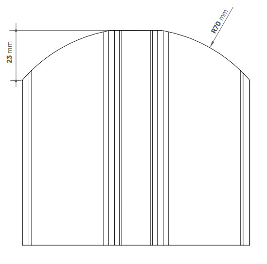 Șipcă metalică model Gamma - photo