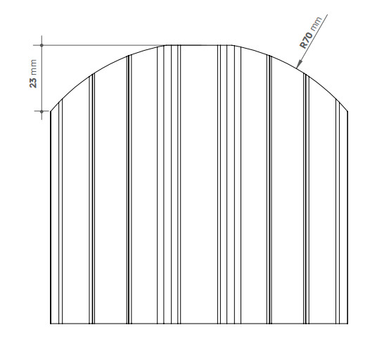 Șipcă metalică model Beta - photo